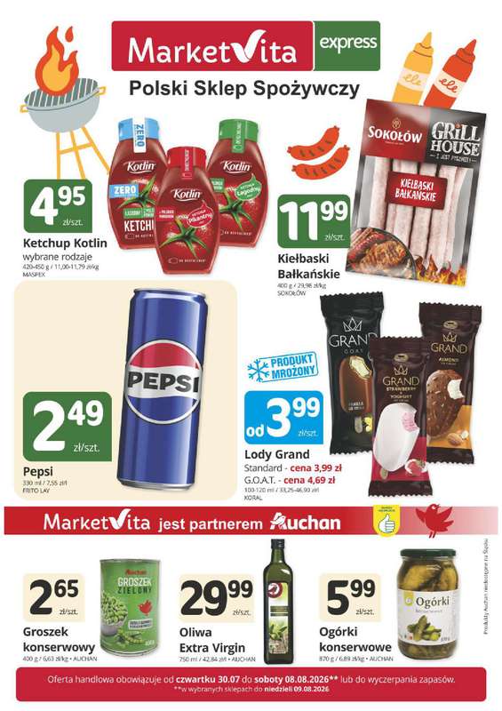 Marketvita - gazetka promocyjna Gazetka Express od czwartku 30.07 do soboty 08.08