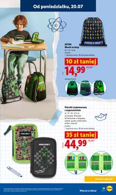 Lidl - gazetka promocyjna Kompletna wyprawka w megacenach od wtorku 14.07 do poniedziałku 31.08 - strona 35