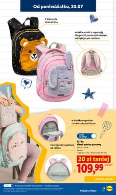 Lidl - gazetka promocyjna Kompletna wyprawka w megacenach od wtorku 14.07 do poniedziałku 31.08 - strona 33