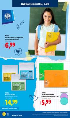 Lidl - gazetka promocyjna Kompletna wyprawka w megacenach od wtorku 14.07 do poniedziałku 31.08 - strona 60