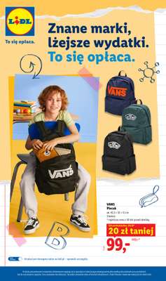 Lidl - gazetka promocyjna Kompletna wyprawka w megacenach od wtorku 14.07 do poniedziałku 31.08 - strona 72