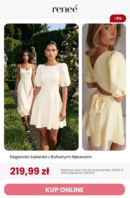 Renee - gazetka promocyjna Sukienki na różne okazje od czwartku 30.07 do niedzieli 09.08 - strona 8