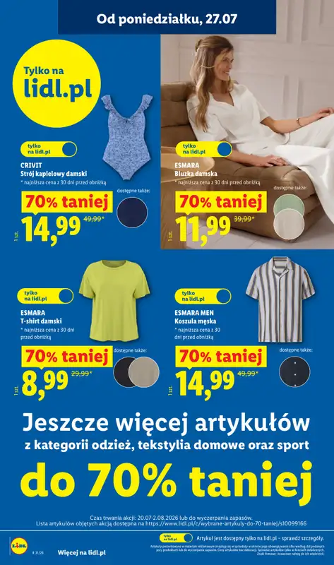 Lidl - gazetka promocyjna Katalog od poniedziałku 27.07 do soboty 01.08 - strona 40