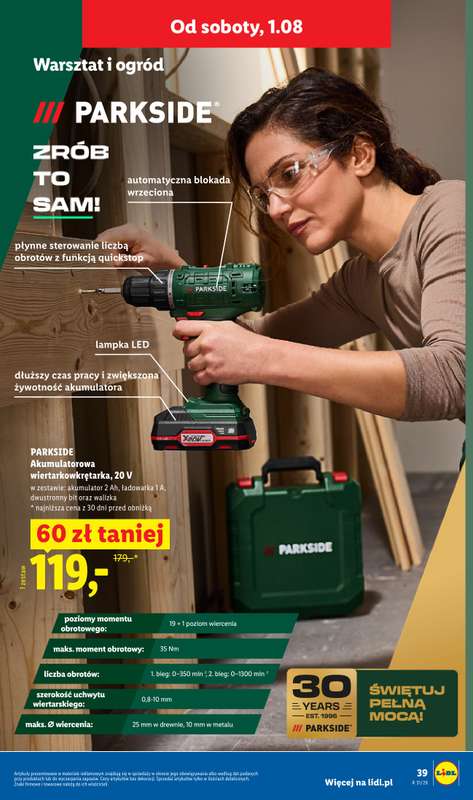 Lidl - gazetka promocyjna Katalog od poniedziałku 27.07 do soboty 01.08 - strona 53