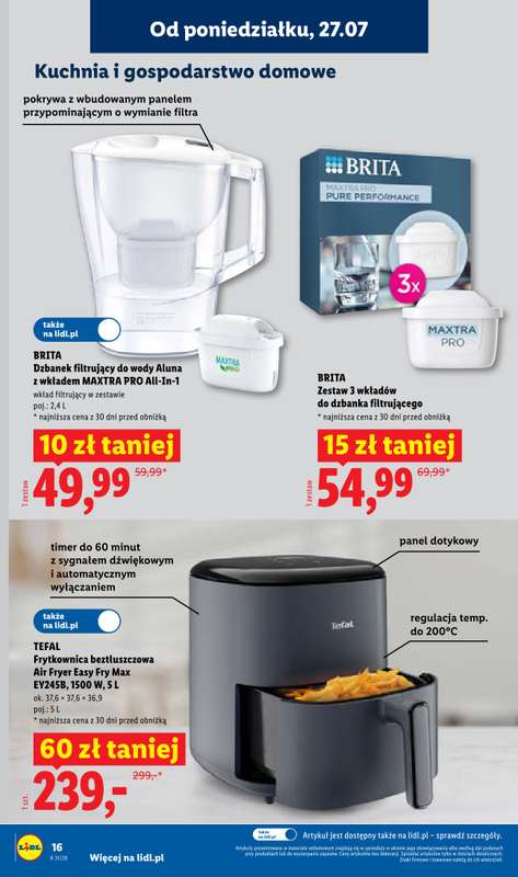 Lidl - gazetka promocyjna Katalog od poniedziałku 27.07 do soboty 01.08 - strona 16