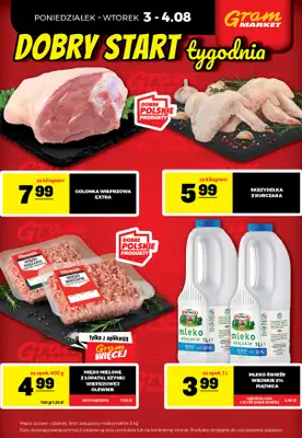 Gram Market - gazetka promocyjna Cały tydzień niskie ceny od piątku 31.07 do środy 05.08 - strona 4