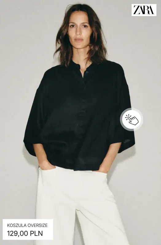 Zara - gazetka promocyjna Koszule lniane od piątku 31.07  - strona 10