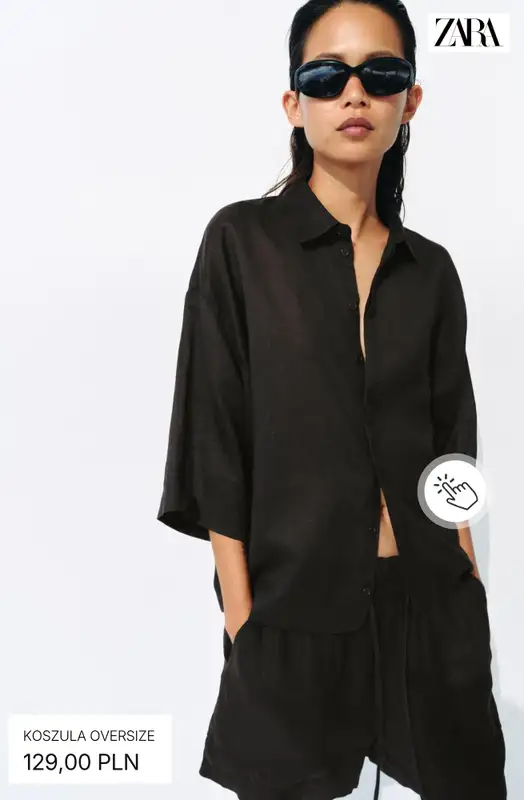 Zara - gazetka promocyjna Koszule lniane od piątku 31.07  - strona 8