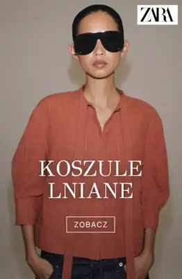 Zara - gazetka promocyjna Koszule lniane od piątku 31.07 