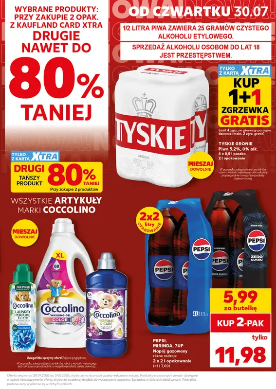 Kaufland - gazetka promocyjna Oferta Kaufland - SUPER SOBOTA od soboty 01.08 do soboty 01.08 - strona 5