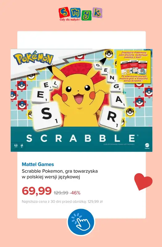 Smyk - gazetka promocyjna Gry planszowe do -60% od czwartku 30.07 do poniedziałku 03.08 - strona 9