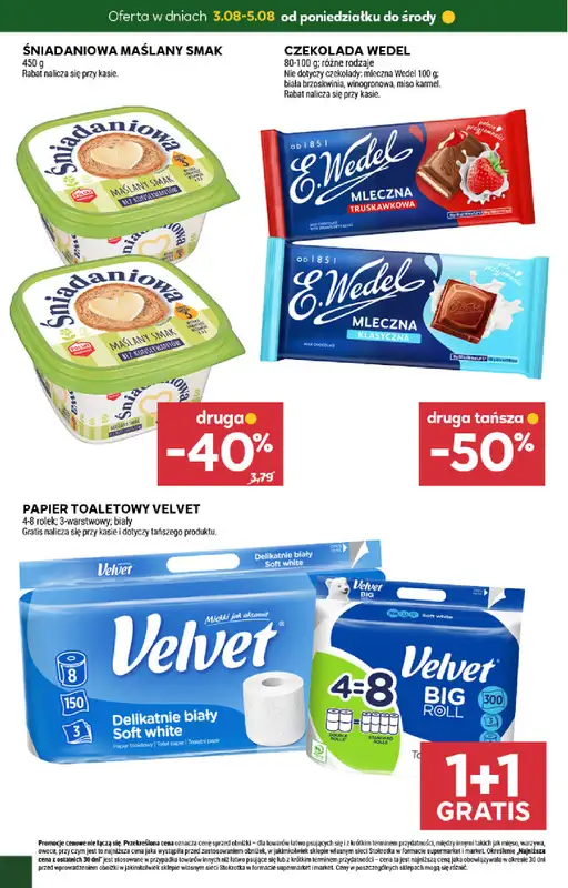 Stokrotka - gazetka promocyjna Hity na start od poniedziałku 03.08 do środy 05.08 - strona 4