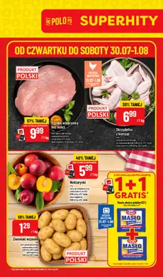 POLOmarket - gazetka promocyjna Super hity na weekend od czwartku 30.07 do soboty 01.08
