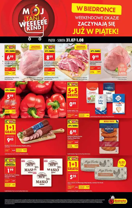 Biedronka - gazetka promocyjna Tani Weekend  