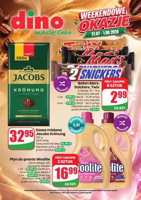 Dino - gazetka promocyjna Weekendowe okazje od piątku 31.07 do soboty 01.08