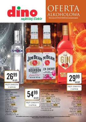 Dino - gazetka promocyjna Oferta Alkoholowa od piątku 31.07 do soboty 01.08