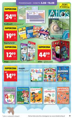 Biedronka - gazetka promocyjna Hity i inspiracje, od 03.08 od poniedziałku 03.08 do środy 19.08 - strona 21