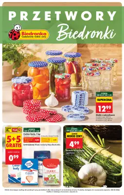 Biedronka - gazetka promocyjna Przetwory od piątku 31.07 do soboty 01.08