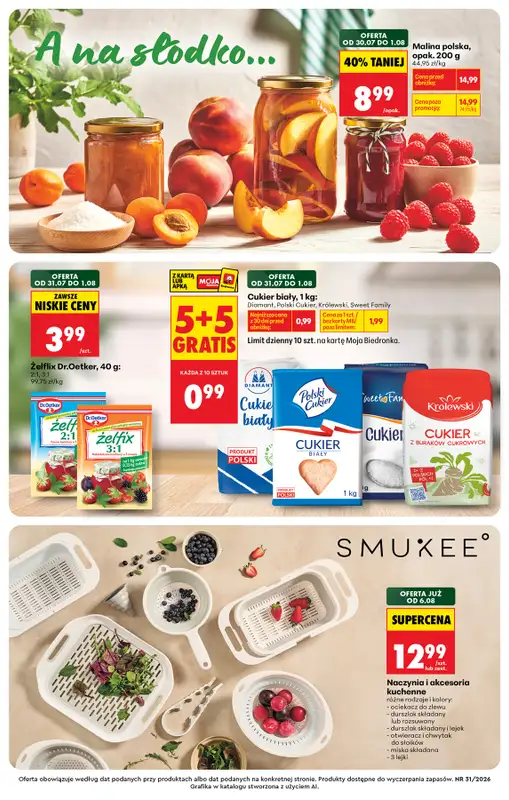 Biedronka - gazetka promocyjna Przetwory od piątku 31.07 do soboty 01.08 - strona 5