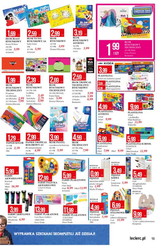 Leclerc - gazetka promocyjna Katalog Urodzinowy od poniedziałku 03.08 do niedzieli 16.08 - strona 13