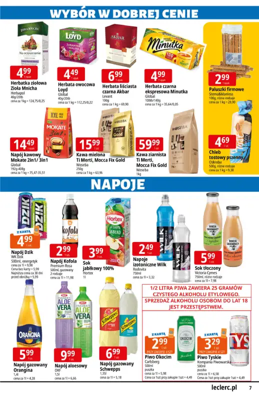 Leclerc - gazetka promocyjna Katalog Urodzinowy od poniedziałku 03.08 do niedzieli 16.08 - strona 7