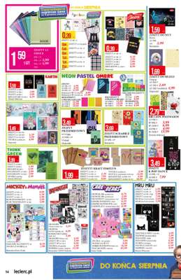 Leclerc - gazetka promocyjna Katalog Urodzinowy od poniedziałku 03.08 do niedzieli 16.08 - strona 14