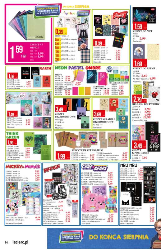 Leclerc - gazetka promocyjna Katalog Urodzinowy od poniedziałku 03.08 do niedzieli 16.08 - strona 14