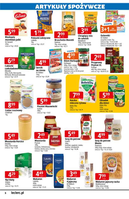 Leclerc - gazetka promocyjna Katalog Urodzinowy od poniedziałku 03.08 do niedzieli 16.08 - strona 6