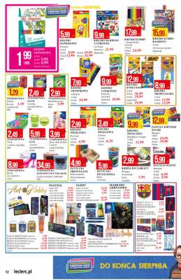 Leclerc - gazetka promocyjna Katalog Urodzinowy od poniedziałku 03.08 do niedzieli 16.08 - strona 12