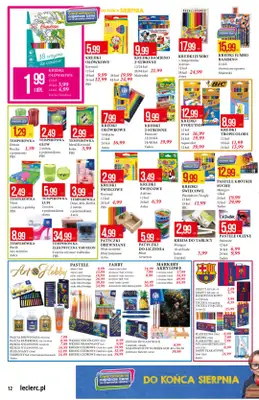Leclerc - gazetka promocyjna Katalog Urodzinowy od poniedziałku 03.08 do niedzieli 16.08 - strona 12