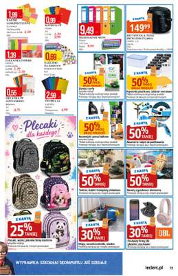 Leclerc - gazetka promocyjna Katalog Urodzinowy od poniedziałku 03.08 do niedzieli 16.08 - strona 15