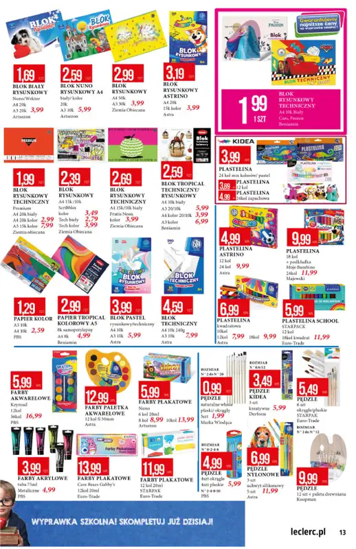 Leclerc - gazetka promocyjna Katalog Urodzinowy od poniedziałku 03.08 do niedzieli 16.08 - strona 13