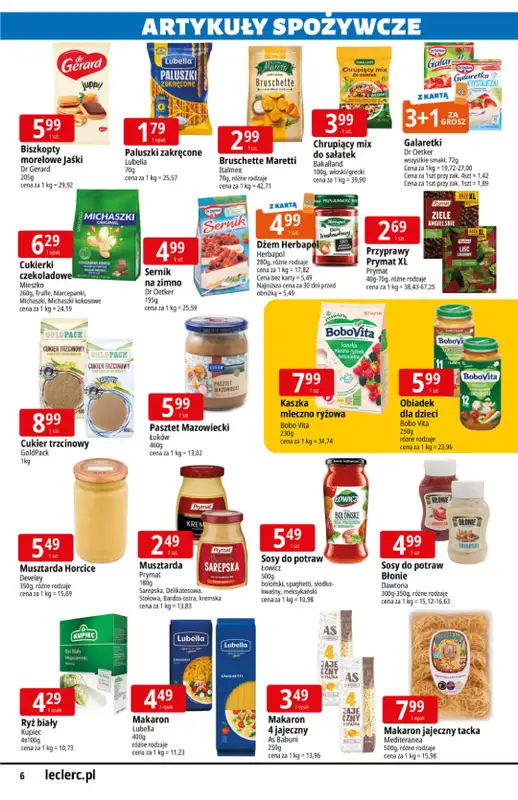 Leclerc - gazetka promocyjna Katalog Urodzinowy od poniedziałku 03.08 do niedzieli 16.08 - strona 6