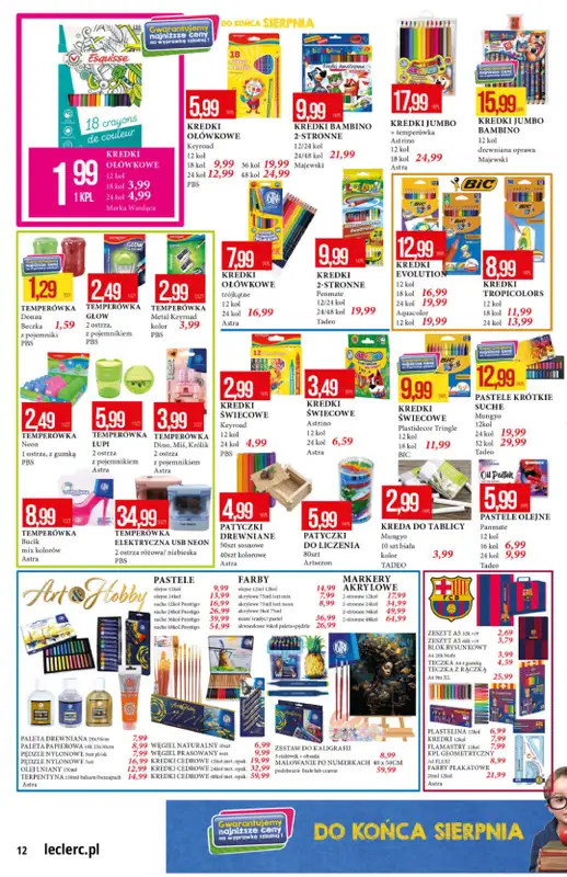 Leclerc - gazetka promocyjna Katalog Urodzinowy od poniedziałku 03.08 do niedzieli 16.08 - strona 12