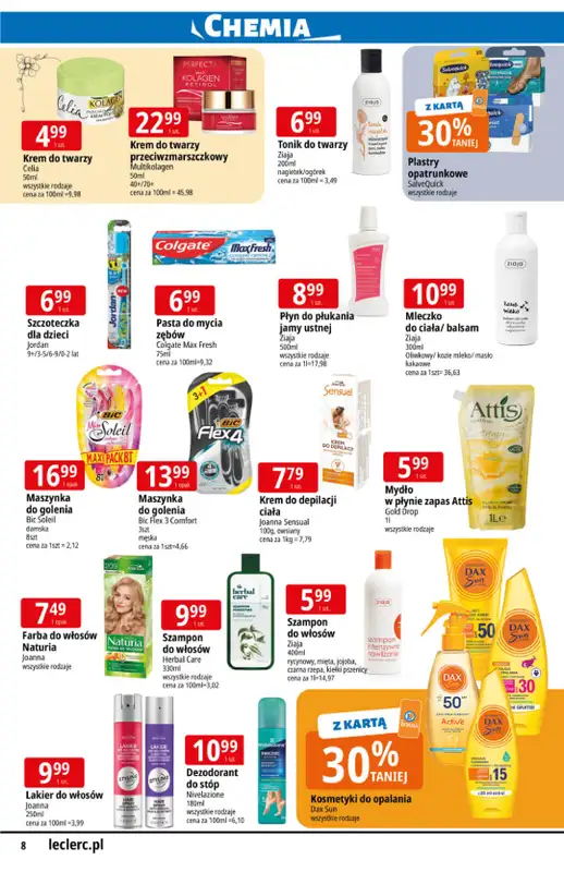 Leclerc - gazetka promocyjna Katalog Urodzinowy od poniedziałku 03.08 do niedzieli 16.08 - strona 8