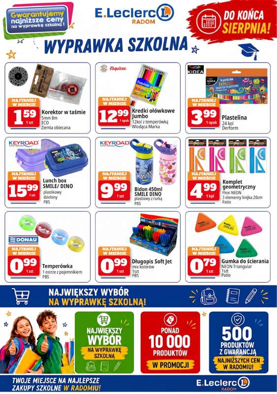 Leclerc - gazetka promocyjna Szkolne Promocje od piątku 31.07 do środy 09.09 - strona 11