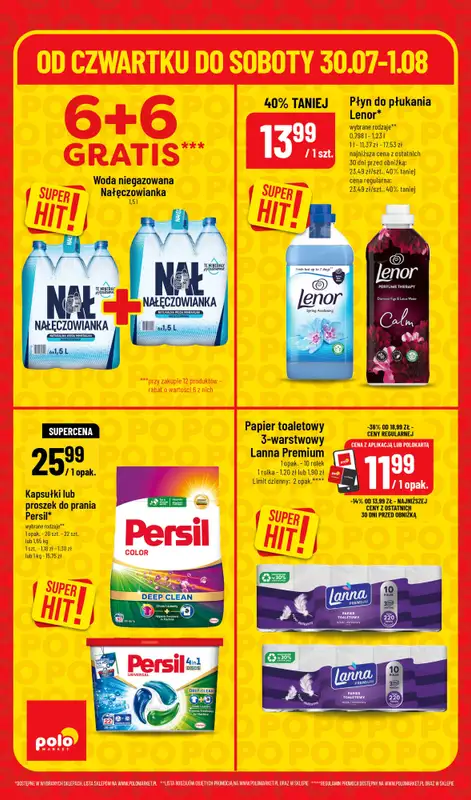 POLOmarket - gazetka promocyjna Super hity na weekend od czwartku 30.07 do soboty 01.08 - strona 6