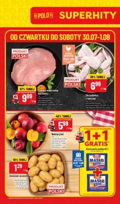 POLOmarket - gazetka promocyjna Super hity na weekend od czwartku 30.07 do soboty 01.08