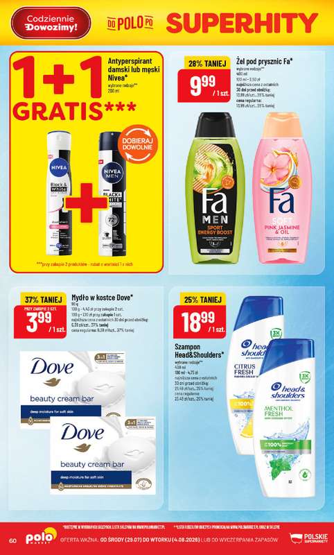 POLOmarket - gazetka promocyjna Gazetka od środy 29.07 do wtorku 04.08 - strona 60