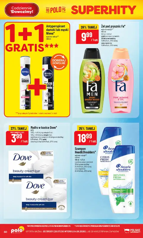 POLOmarket - gazetka promocyjna Gazetka od środy 29.07 do wtorku 04.08 - strona 60