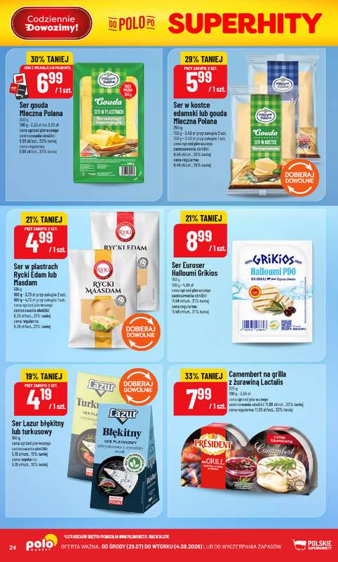 POLOmarket - gazetka promocyjna Gazetka od środy 29.07 do wtorku 04.08 - strona 24