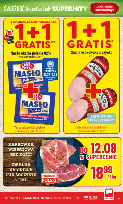 POLOmarket - gazetka promocyjna Gazetka od środy 29.07 do wtorku 04.08 - strona 19