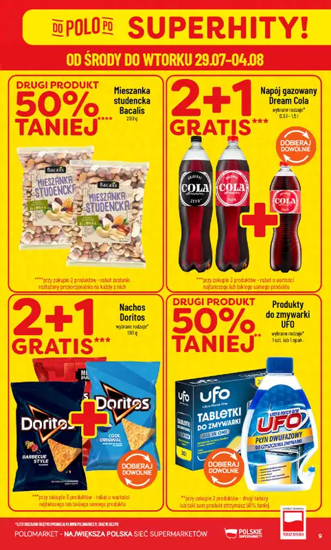 POLOmarket - gazetka promocyjna Gazetka od środy 29.07 do wtorku 04.08 - strona 9