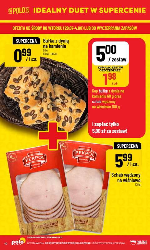 POLOmarket - gazetka promocyjna Gazetka od środy 29.07 do wtorku 04.08 - strona 40