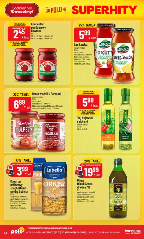POLOmarket - gazetka promocyjna Gazetka od środy 29.07 do wtorku 04.08 - strona 34