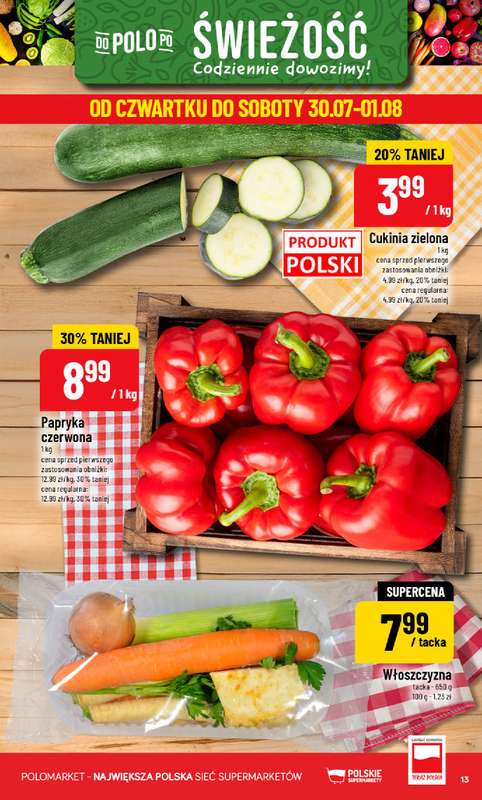 POLOmarket - gazetka promocyjna Gazetka od środy 29.07 do wtorku 04.08 - strona 13