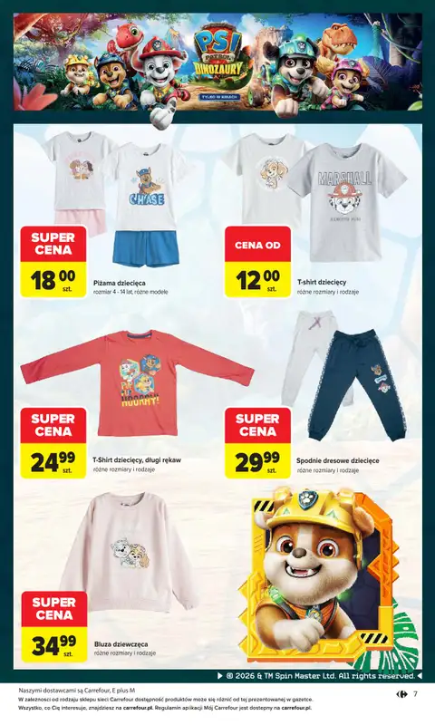 Carrefour Market - gazetka promocyjna Gazetka Psi Patrol i Dinozaury od piątku 31.07 do soboty 22.08 - strona 7