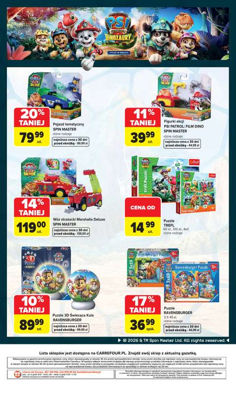 Carrefour Market - gazetka promocyjna Gazetka Psi Patrol i Dinozaury od piątku 31.07 do soboty 22.08 - strona 8