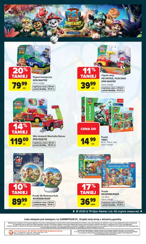 Carrefour Market - gazetka promocyjna Gazetka Psi Patrol i Dinozaury od piątku 31.07 do soboty 22.08 - strona 8