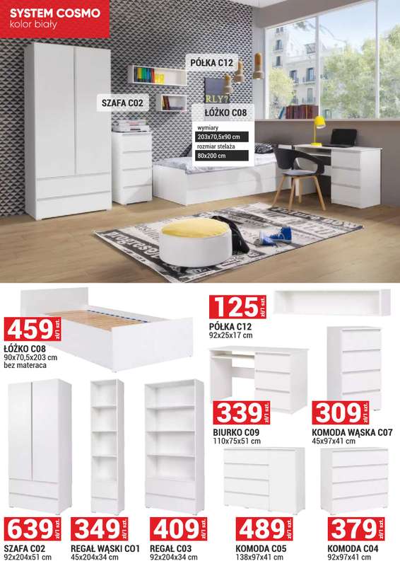 Merkury Market - gazetka promocyjna Gazetka meble wypoczynki materace od soboty 01.08 do poniedziałku 31.08 - strona 9